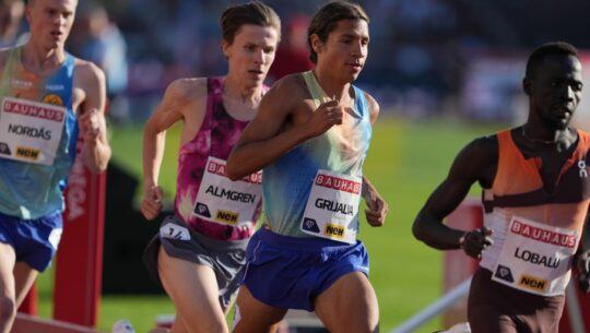 Luis Grijalva en la Diamond League de Estocolmo 2024