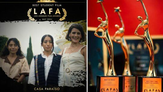 María Mercedes Coroy y el cortometraje «Casa Paraíso»