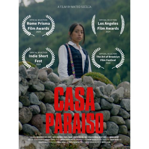María Mercedes Coroy y el cortometraje «Casa Paraíso» Los Angeles Film Awards