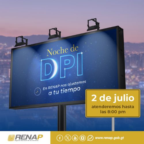 Noche del DPI de julio 2024 en Guatemala