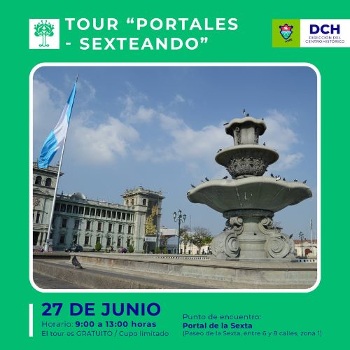 Para los guatemaltecos Tour 2024 en el Centro Histórico
