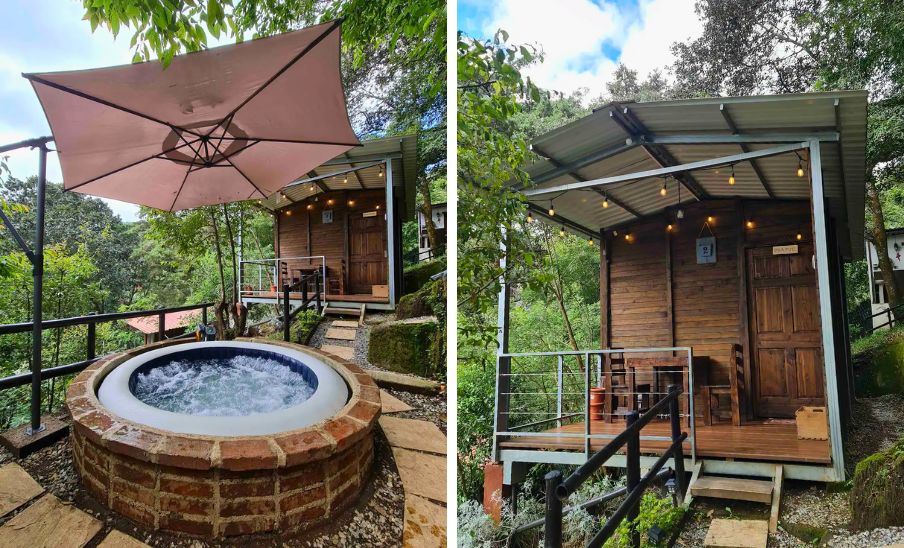 Las cabañas con jacuzzi para hospedarse en Santa Lucía Milpas Altas en Sacatepéquez