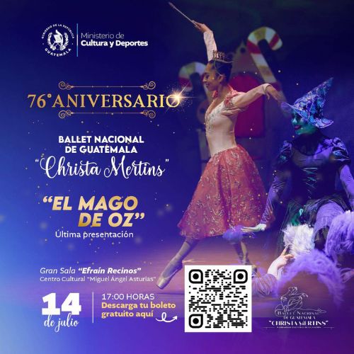 76 Aniversario del Ballet Nacional de Guatemala Christa Mertins