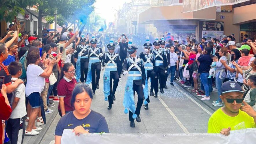 Aniversario 16 de la Comunidad de Bandas de Guatemala celebrado con desfile en el Paseo de la Sexta | Agosto 2024