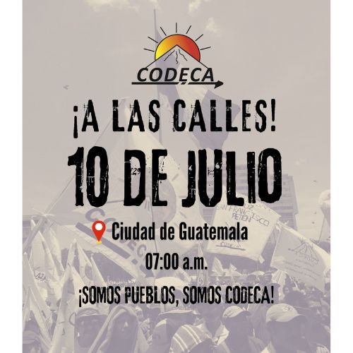 Cierres vehiculares por las manifestaciones de Codeca julio 2024