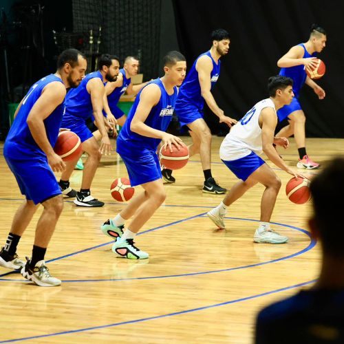 Entrenamiento Selección de baloncesto de Guatemala
