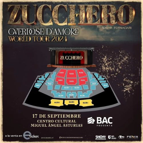 Concierto de Zucchero en Guatemala 2024