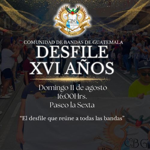 El Aniversario 16 de la Comunidad de Bandas de Guatemala