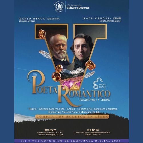 El Concierto Poeta Romántico 2024 de La Orquesta Sinfónica Nacional de Guatemala