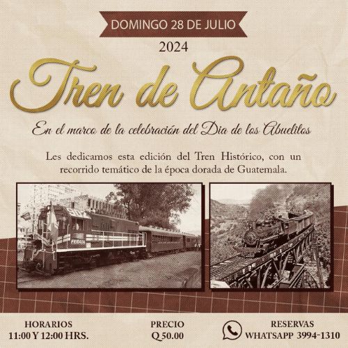 El Recorrido en el Tren de Antaño 2024