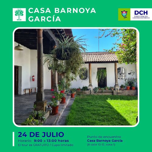 En Guatemala Tour 2024 por Casas Municipales de la Zona 1