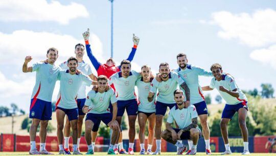 Entrenamiento selección de España