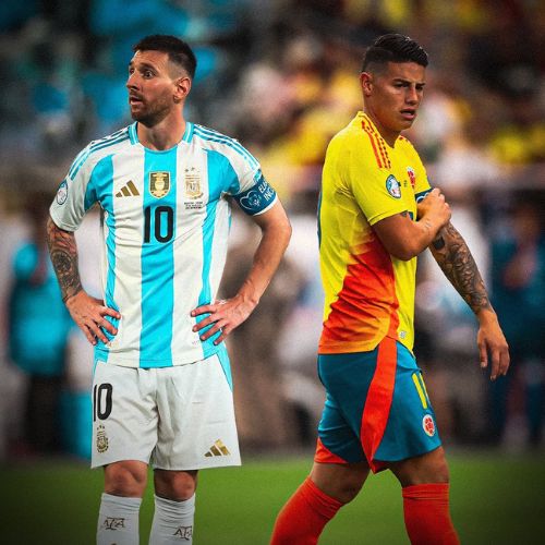 Leo Messi y James Rodríguez