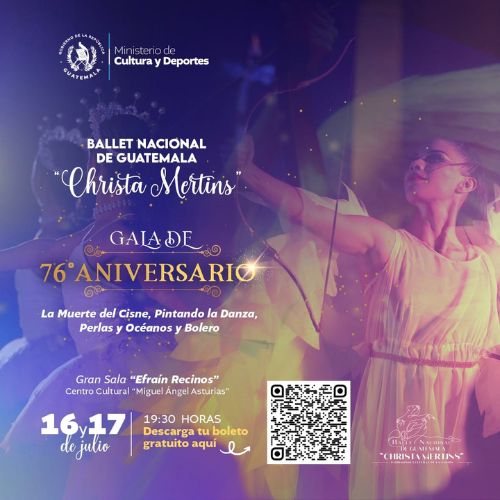 Gala de Aniversario del Ballet Nacional de Guatemala Christa Mertins 2024