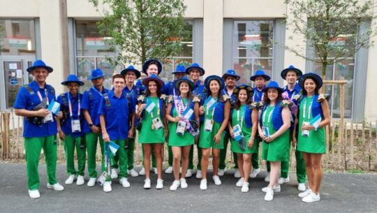 Delegación para la inauguración