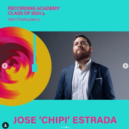 Jose «Chipi» Estrada votará en Premios Grammy