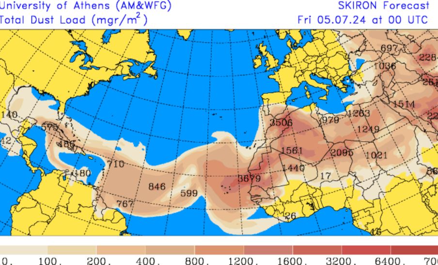 Polvo del Sahara ingresó a Guatemala