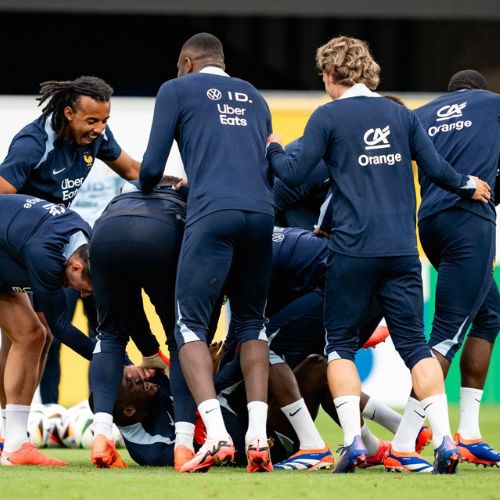 Entrenamiento de Francia en la Euro 2024