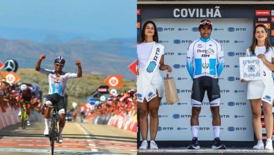 Sergio Chumil triunfó en la etapa 3 de la Vuelta a Portugal