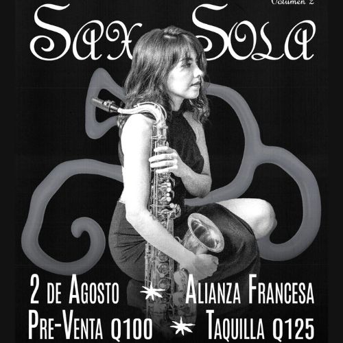 Un concierto de saxofón con la guatemalteca Dina Ramírez