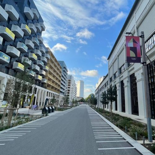 Edificios y calles de la Villa Olímpica