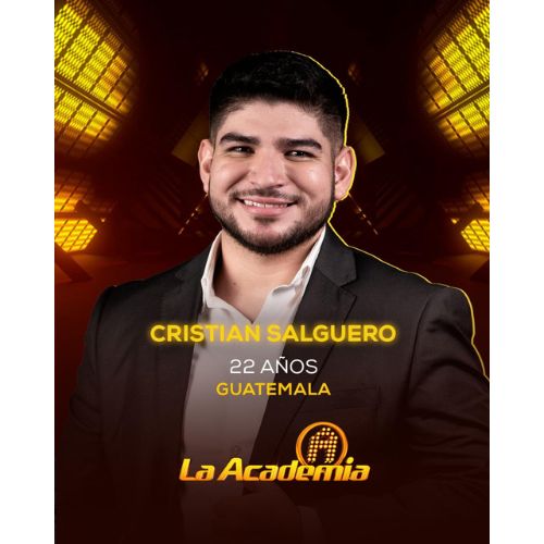 Votar por el guatemalteco Cristian Salguero La Academia 2024