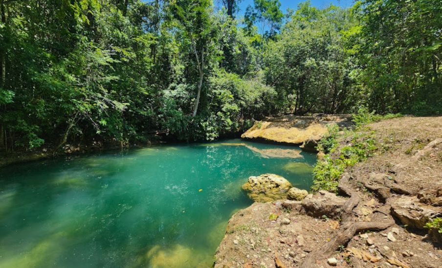 Poza La Cotuza, un destino con aguas critalinas en Petén