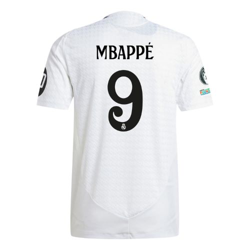 Camisola del Real Madrid con el número 9 de Mbappé