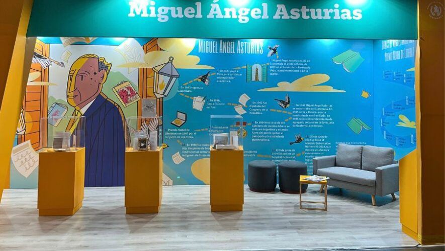stand de Miguel Ángel Asturias en Filgua 2024