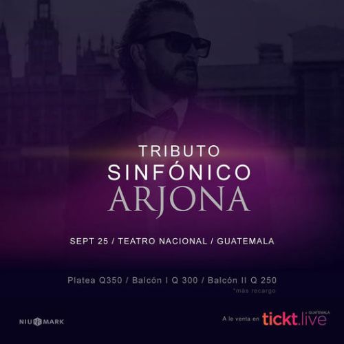 2024 Tributo Sinfónico a Ricardo Arjona en Guatemala