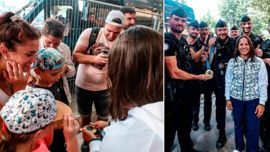 Adriana Ruano compartió con aficionados en emblemáticos rincones de París