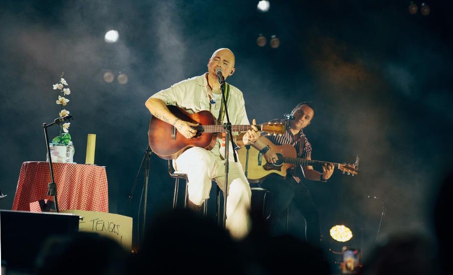 Concierto de Santiago Cruz en Antigua Guatemala