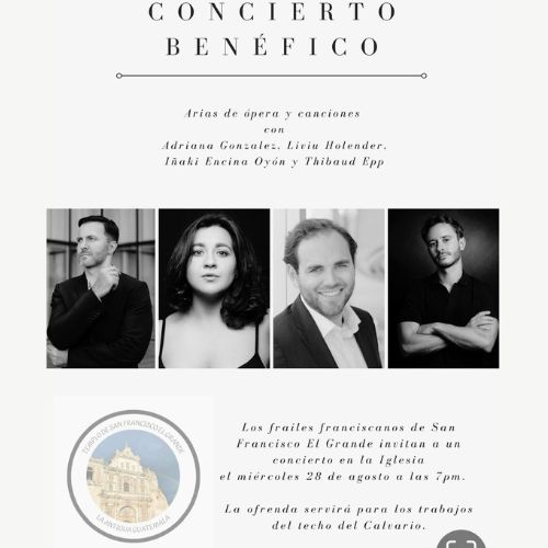 concierto de ópera con Adriana González en Antigua Guatemala