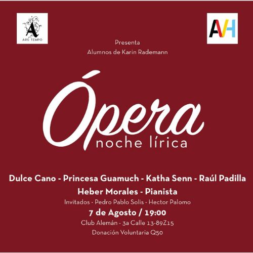 El Recital de ópera 2024 en Guatemala