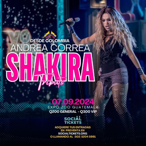 El Tributo a Shakira en Guatemala este 2024