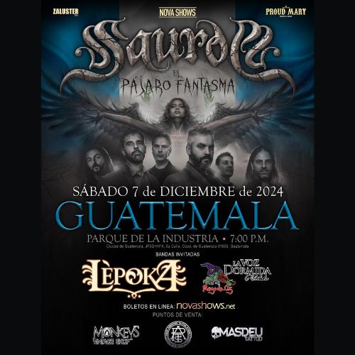 Este 2024 Concierto de Saurom en Guatemala