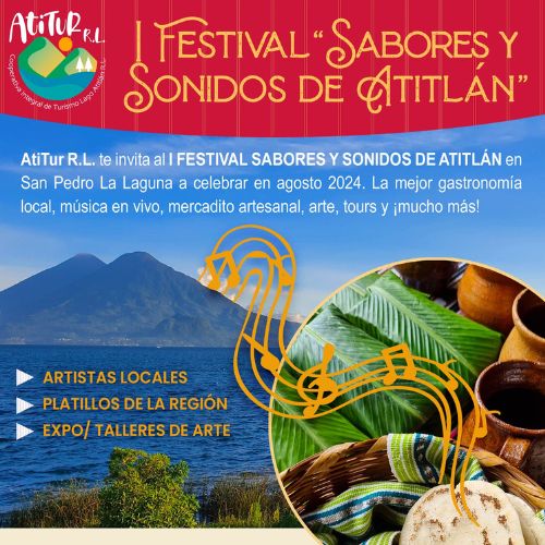 Este 2024 Primer Festival de Sabores y Sonidos de Atitlán
