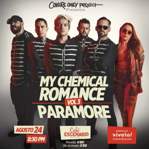 Este 2024 Tributo a Paramore y My Chemical Romance en Guatemala