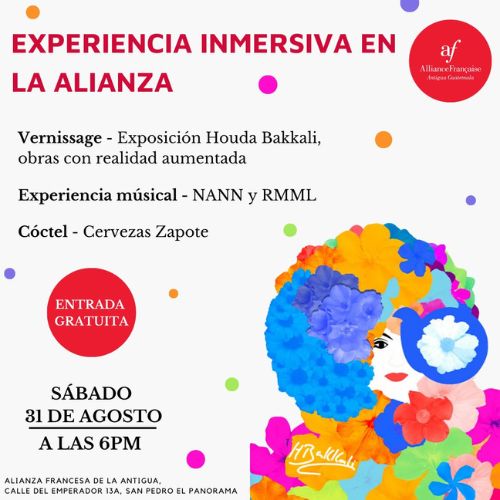 Experiencia inmersiva en la Alianza Francesa de Antigua Guatemala 2024