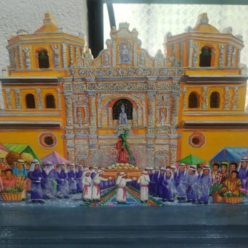 Exposición de Julián Sotz en San Juan Comalapa 2024