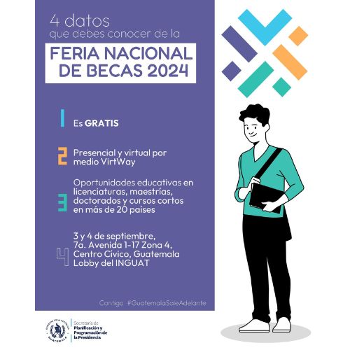 Feria Nacional de Becas 2024 de Segeplan