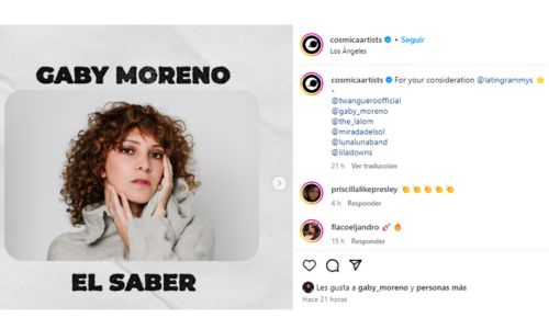 Gaby Moreno guatemaltecos buscan un lugar nominaciones a los Premios Latin Grammy