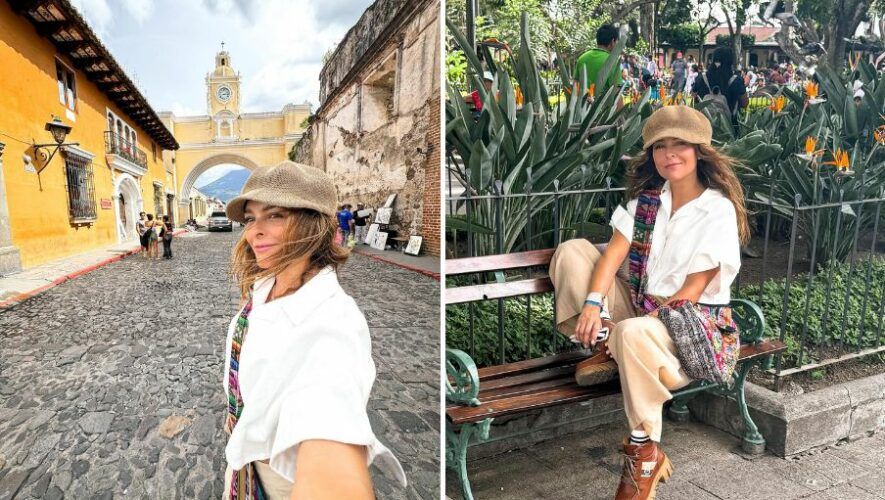 Grettel Valdez en Antigua Guatemala