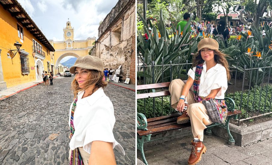 Grettel Valdez en Antigua Guatemala