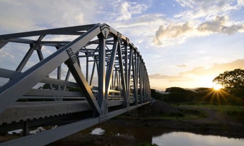 Inauguraron puente vehicular El Tule Asunción Mita, Jutiapa