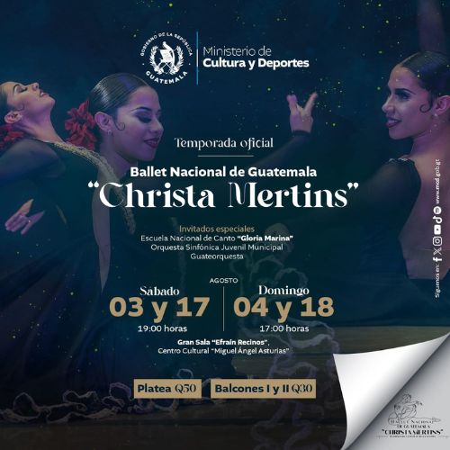 Inicia Temporada oficial 2024 del Ballet Nacional Christa Mertins