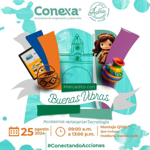 Mercadito de emprendedores en Antigua Guatemala 2024