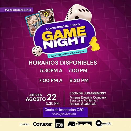 Noche de juegos de mesa en Antigua Guatemala 2024