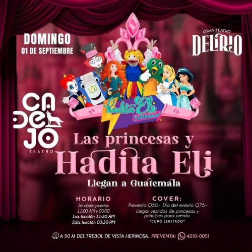 Obra «Las Princesas y el Hadita Eli» en Guatemala