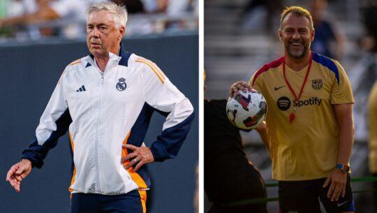 Carlo Ancelotti y Hansi Flick